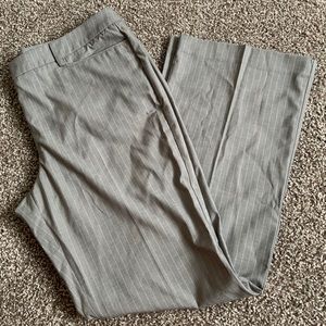 Pinstriped Boot Cut Pant